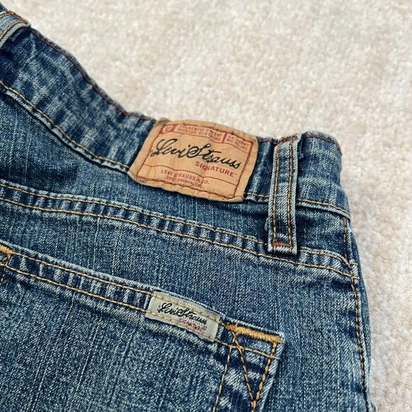 Vintage Signature by Levi Strauss Mid Rise Bootcut Blue Jeans 10 - Picture 11 of 13